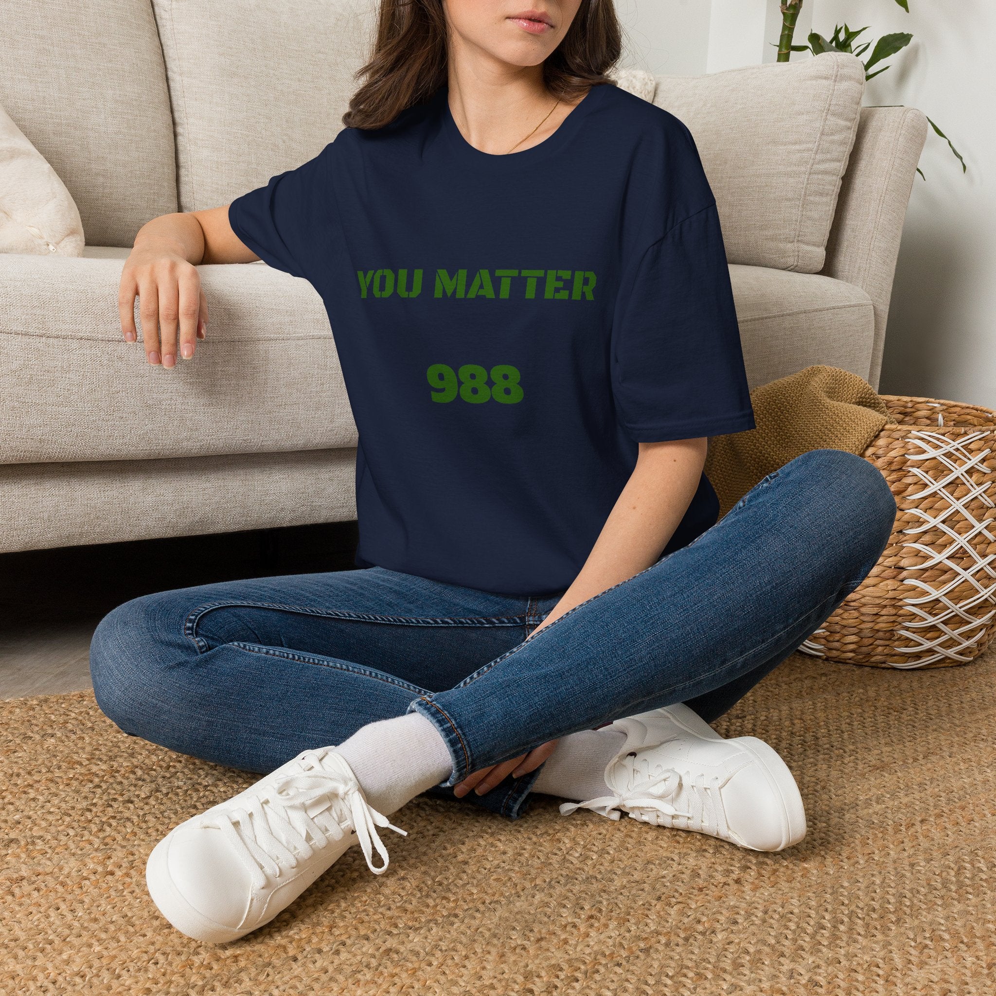 You Matter 988 T‑Shirt — Mental Health & Crisis Hotline Awareness Tee